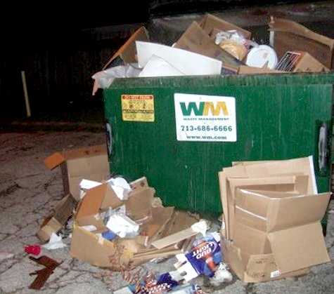 full dumpster